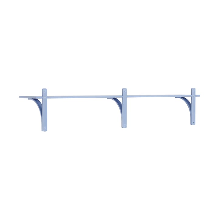Levi hylla 1 hyllplan, ILKE Blue-aluminium, 180 cm Swedese