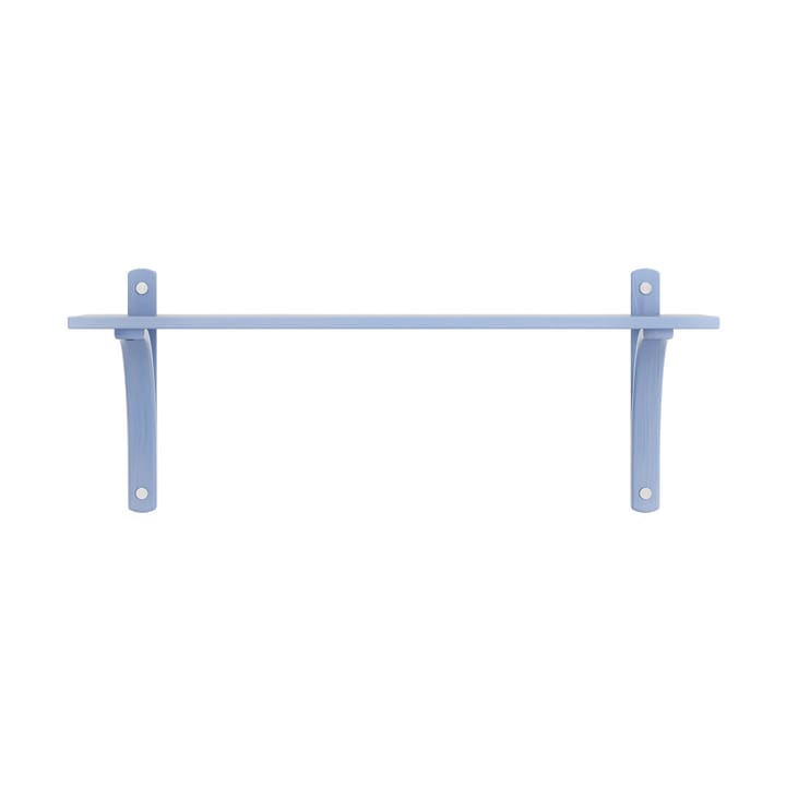 Levi hylla 1 hyllplan, ILKE Blue-aluminium, 90 cm Swedese