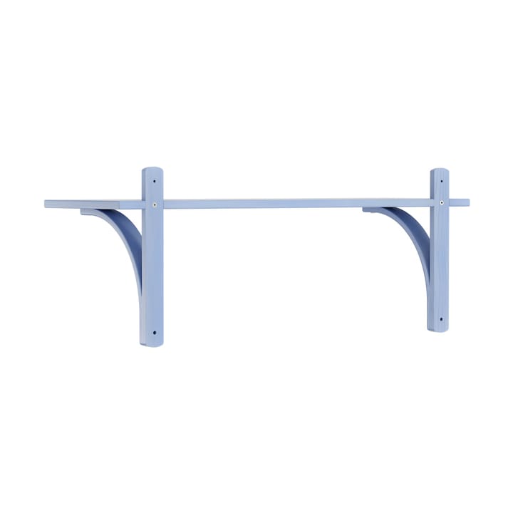 Levi hylla 1 hyllplan, ILKE Blue-aluminium, 90 cm Swedese