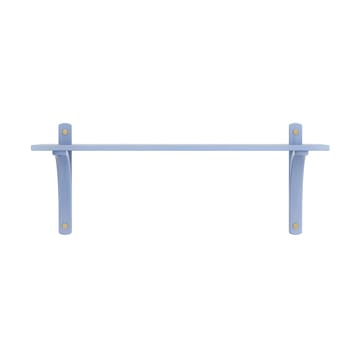 Levi hylla 1 hyllplan - ILKE Blue-mässing, 90 cm - Swedese