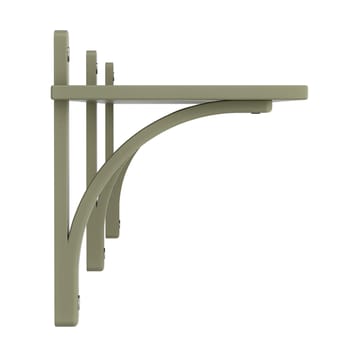 Levi hylla 1 hyllplan - Moss green-aluminium, 180 cm - Swedese