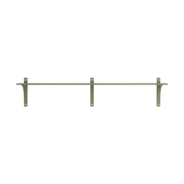 Levi hylla 1 hyllplan - Moss green-aluminium, 180 cm - Swedese