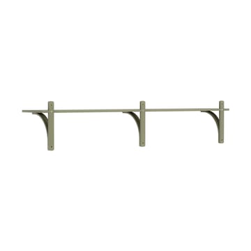 Levi hylla 1 hyllplan - Moss green-aluminium, 180 cm - Swedese