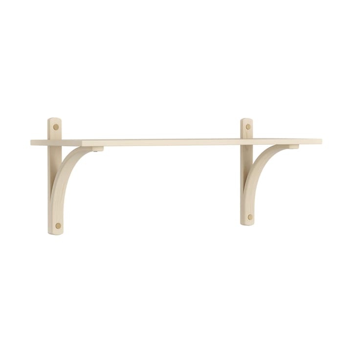Levi hylla 1 hyllplan - Naturlackerad ask-aluminium, 90 cm - Swedese