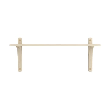 Levi hylla 1 hyllplan - Naturlackerad ask-aluminium, 90 cm - Swedese