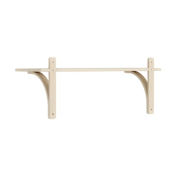 Levi hylla 1 hyllplan - Naturlackerad ask-aluminium, 90 cm - Swedese