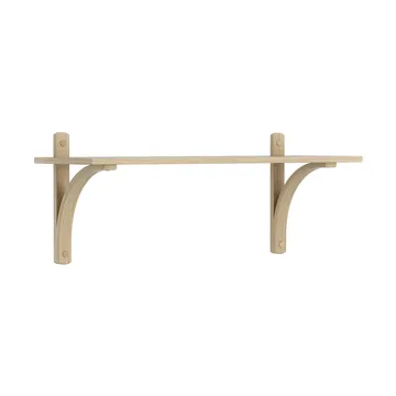 Levi hylla 1 hyllplan - Naturlackerad ek-aluminium, 90 cm - Swedese
