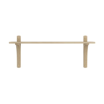 Levi hylla 1 hyllplan - Naturlackerad ek-aluminium, 90 cm - Swedese