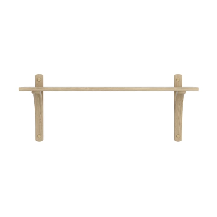 Levi hylla 1 hyllplan, Naturlackerad ek-aluminium, 90 cm Swedese