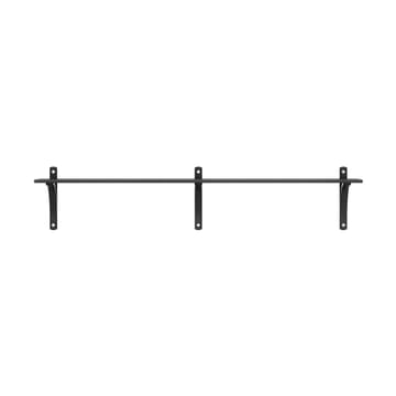 Levi hylla 1 hyllplan - Svartlaserad ask-aluminium, 180 cm - Swedese