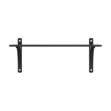 Levi hylla 1 hyllplan - Svartlaserad ask-aluminium, 90 cm - Swedese
