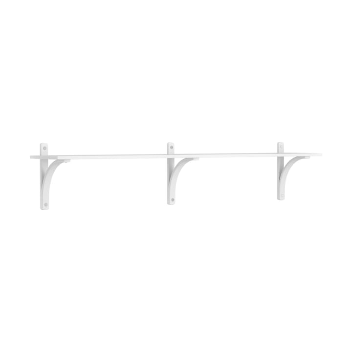 Levi hylla 1 hyllplan - Vitlaserad ask-aluminium, 180 cm - Swedese
