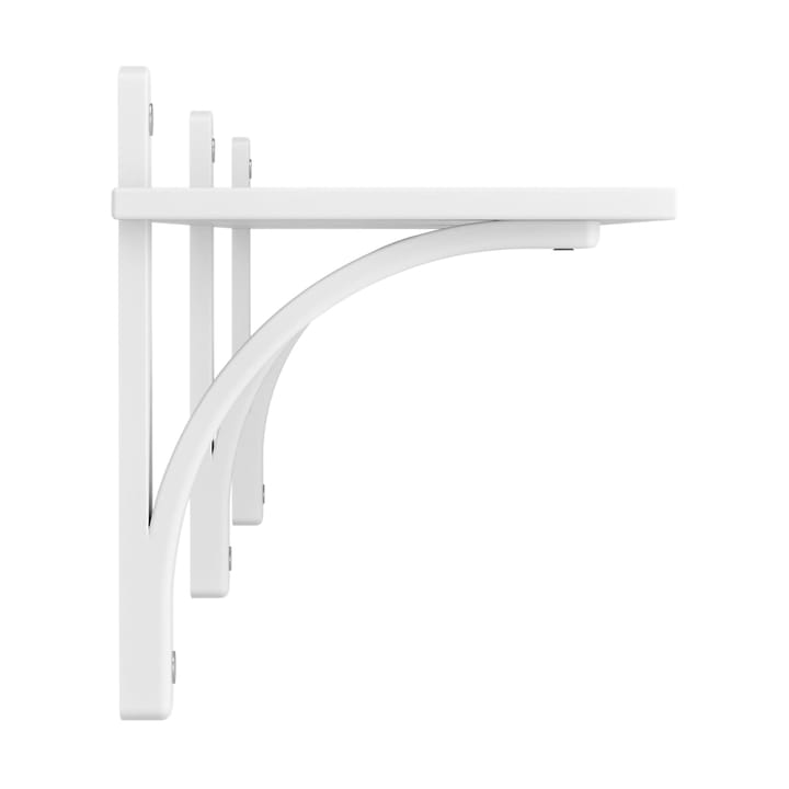 Levi hylla 1 hyllplan, Vitlaserad ask-aluminium, 180 cm Swedese
