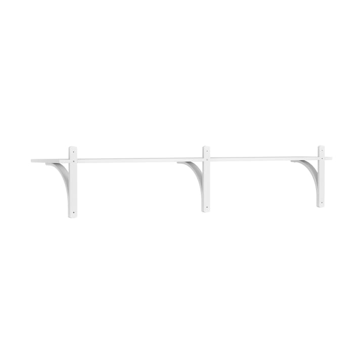 Levi hylla 1 hyllplan, Vitlaserad ask-aluminium, 180 cm Swedese