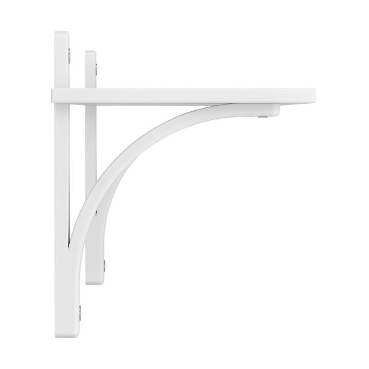 Levi hylla 1 hyllplan, Vitlaserad ask-aluminium, 90 cm Swedese