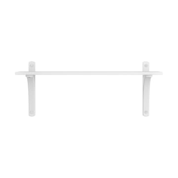 Levi hylla 1 hyllplan - Vitlaserad ask-aluminium, 90 cm - Swedese