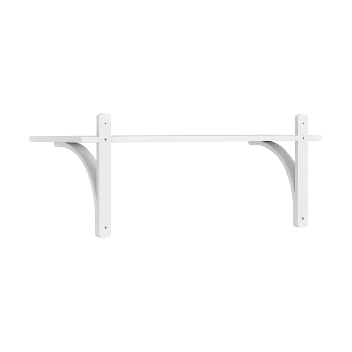 Levi hylla 1 hyllplan, Vitlaserad ask-aluminium, 90 cm Swedese