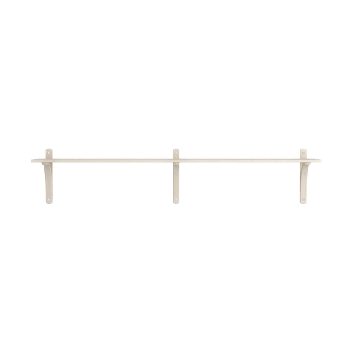 Levi hylla 1 hyllplan, Vitpigmenterad ask-aluminium, 180 cm Swedese