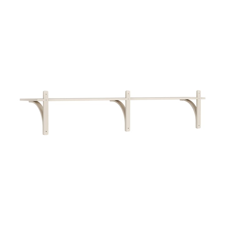 Levi hylla 1 hyllplan, Vitpigmenterad ask-aluminium, 180 cm Swedese
