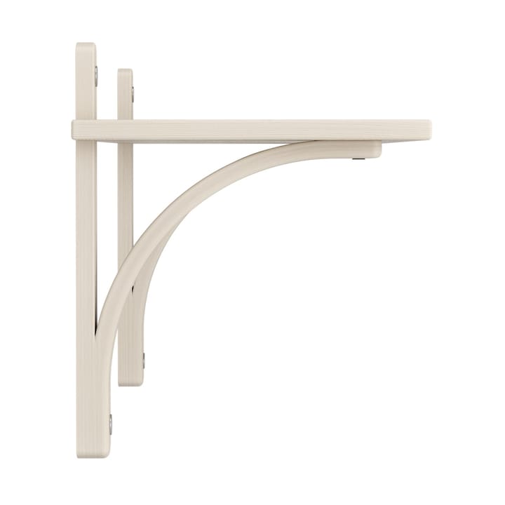 Levi hylla 1 hyllplan, Vitpigmenterad ask-aluminium, 90 cm Swedese