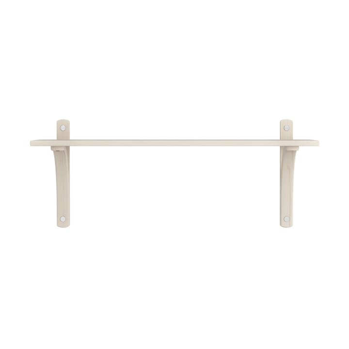 Levi hylla 1 hyllplan, Vitpigmenterad ask-aluminium, 90 cm Swedese