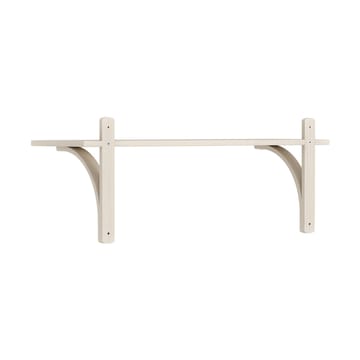 Levi hylla 1 hyllplan - Vitpigmenterad ask-aluminium, 90 cm - Swedese