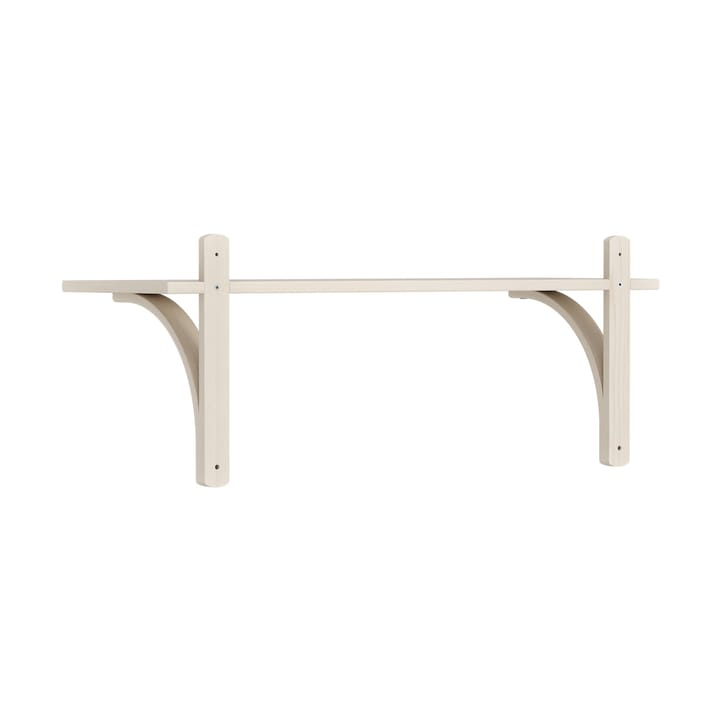 Levi hylla 1 hyllplan, Vitpigmenterad ask-aluminium, 90 cm Swedese