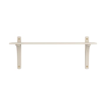 Levi hylla 1 hyllplan - Vitpigmenterad ask-mässing, 90 cm - Swedese