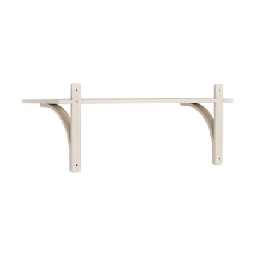 Levi hylla 1 hyllplan - Vitpigmenterad ask-mässing, 90 cm - Swedese