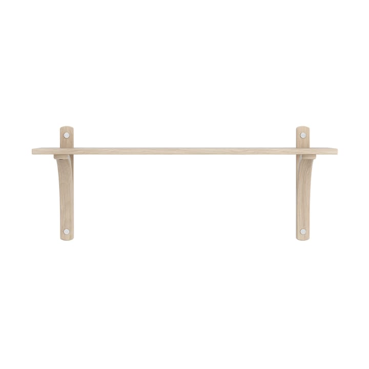 Levi hylla 1 hyllplan, Vitpigmenterad ek-aluminium, 90 cm Swedese