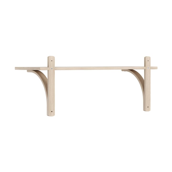 Levi hylla 1 hyllplan, Vitpigmenterad ek-aluminium, 90 cm Swedese