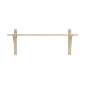 Levi hylla 1 hyllplan - Vitpigmenterad ek-mässing, 90 cm - Swedese
