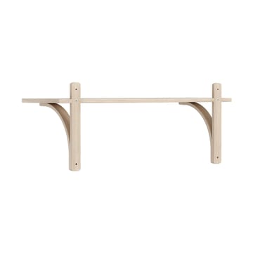 Levi hylla 1 hyllplan - Vitpigmenterad ek-mässing, 90 cm - Swedese