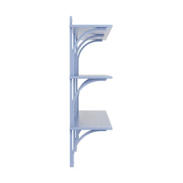 Levi hylla 3 hyllplan - ILKE Blue-aluminium, 180 cm - Swedese