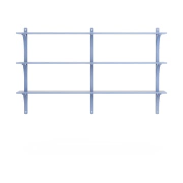 Levi hylla 3 hyllplan - ILKE Blue-aluminium, 180 cm - Swedese