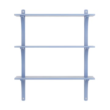 Levi hylla 3 hyllplan - ILKE Blue-aluminium, 90 cm - Swedese