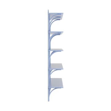 Levi hylla 5 hyllplan - ILKE Blue-aluminium, 180 cm - Swedese