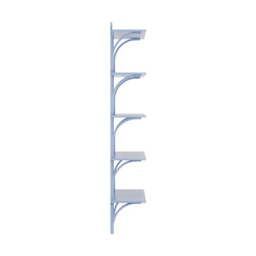 Levi hylla 5 hyllplan - ILKE Blue-aluminium, 90 cm - Swedese