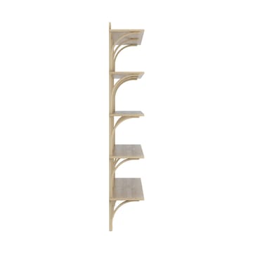 Levi hylla 5 hyllplan - Naturlackerad ek-aluminium, 180 cm - Swedese