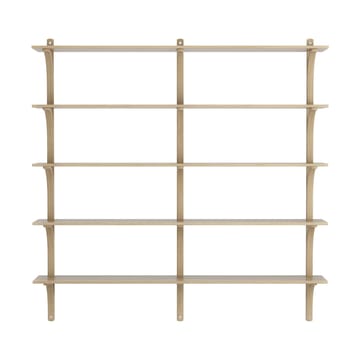 Levi hylla 5 hyllplan - Naturlackerad ek-aluminium, 180 cm - Swedese