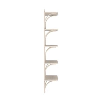 Levi hylla 5 hyllplan - Vitpigmenterad ask-aluminium, 90 cm - Swedese