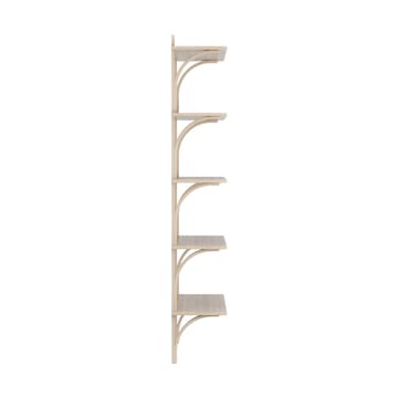 Levi hylla 5 hyllplan - Vitpigmenterad ek-aluminium, 90 cm - Swedese