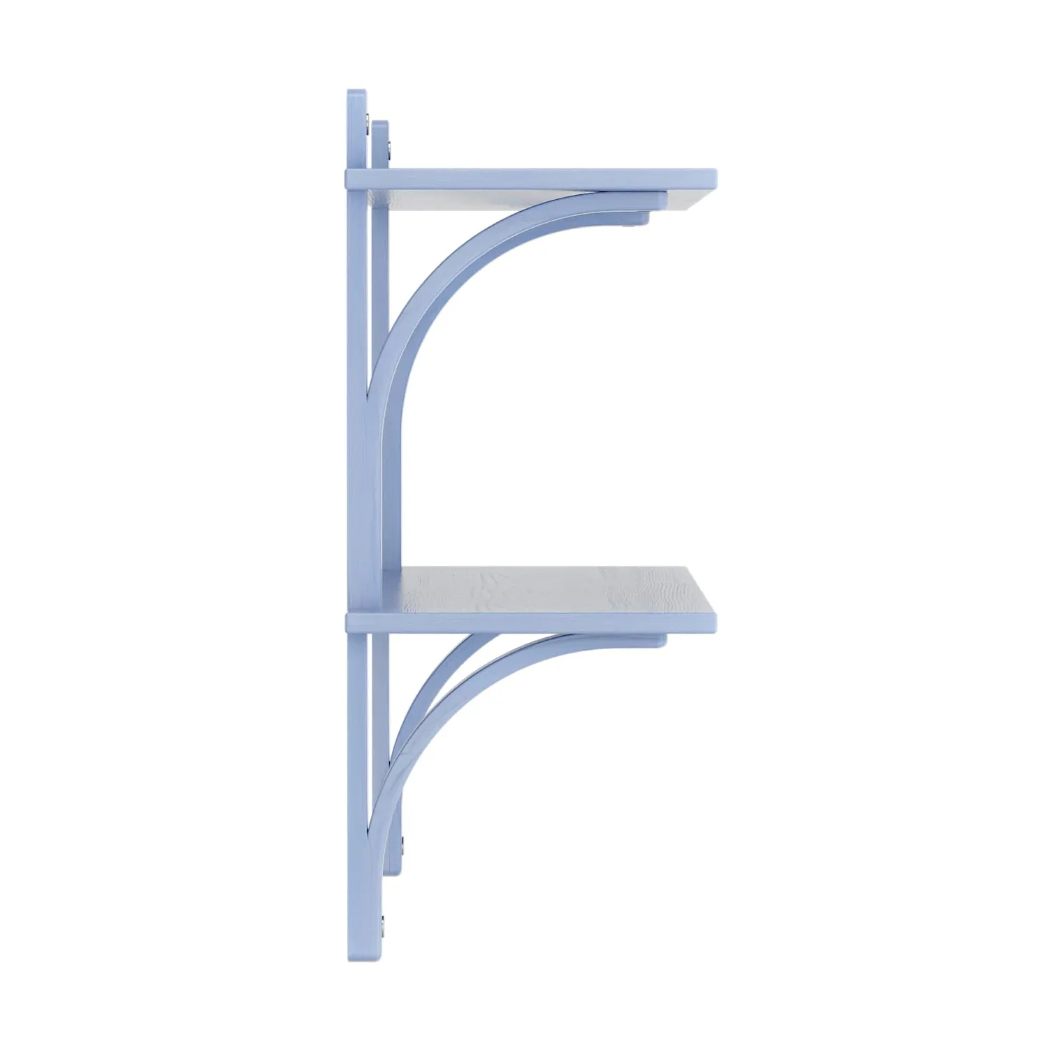 Levi hylla, Ilke blå, rostfritt stål, 2 hyllplan, 90 cm Swedese