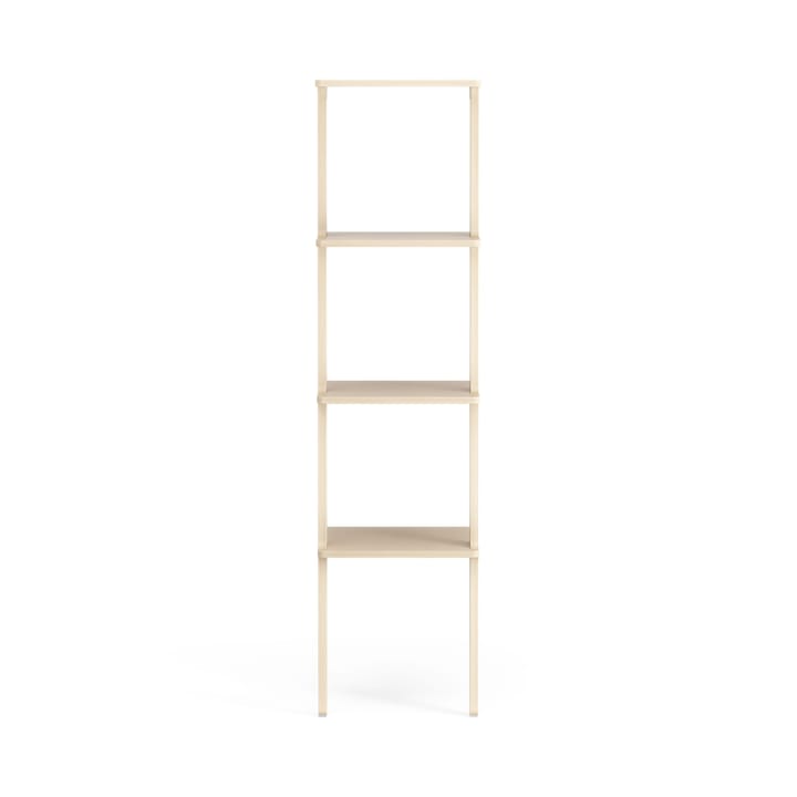 Libri hylla 4 hyllplan, Ask lackad Swedese