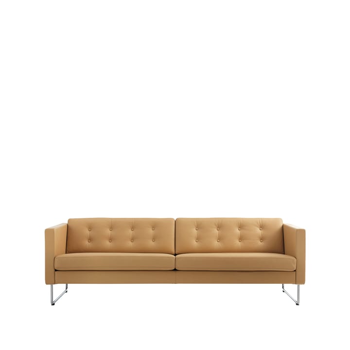 Madison soffa 3-sits - Elmosoft 02020 ljusbrun-krom - Swedese