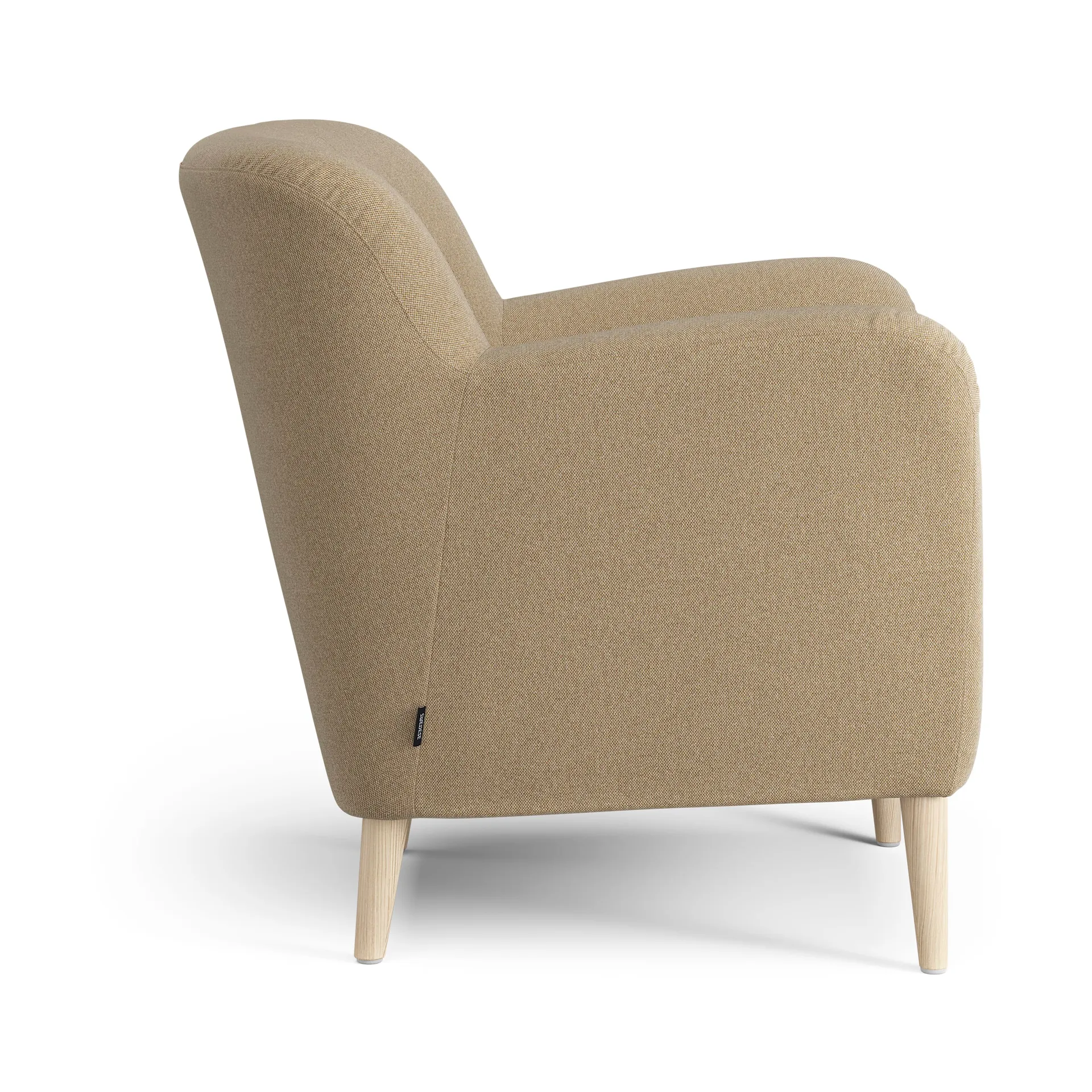 Nova fåtölj, MLF 12 Mordon-ask naturlack Swedese