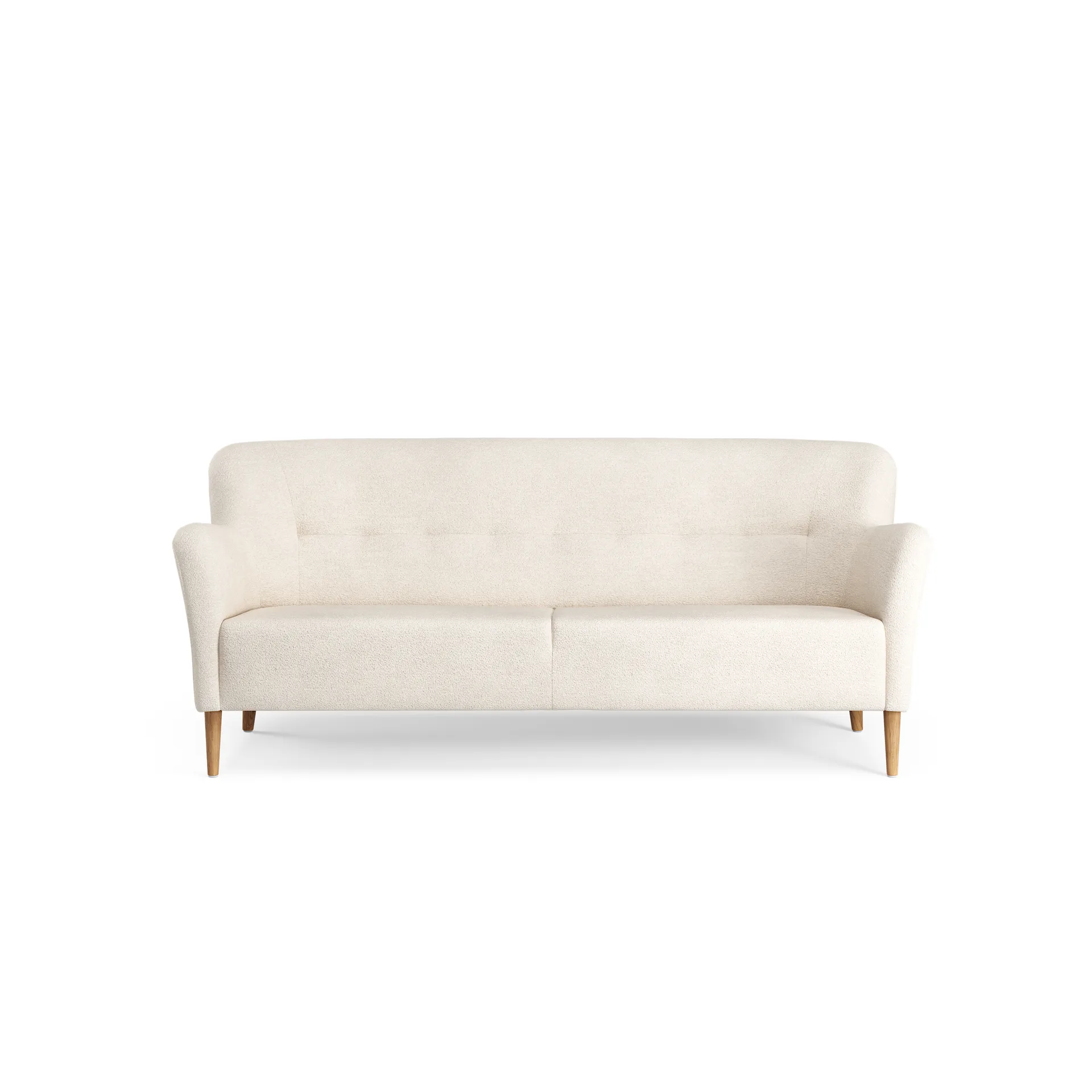 Nova soffa 3-sits 200 cm, Barnum 01 Off white-ek oljad Swedese