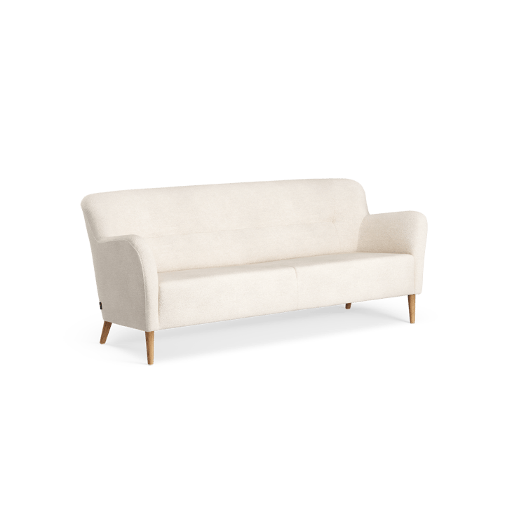Nova soffa 3-sits 200 cm - Barnum 01 Off white-ek oljad - Swedese
