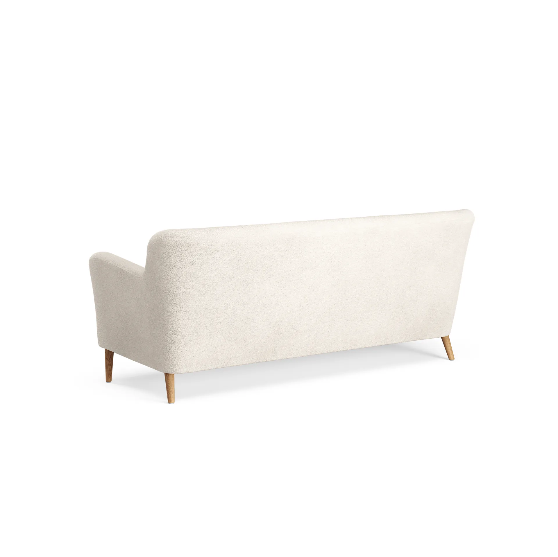 Nova soffa 3-sits 200 cm, Barnum 01 Off white-ek oljad Swedese