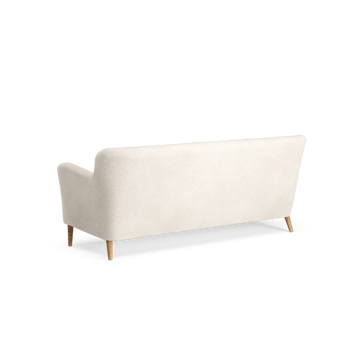 Nova soffa 3-sits 200 cm - Barnum 01 Off white-ek oljad - Swedese